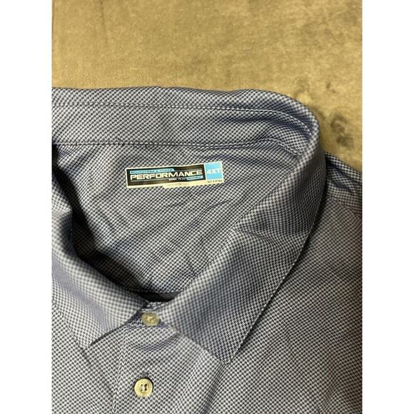 Roundtree and Yorke Performance MENS Short Sleeve Golf Polo Shirt Gray S 3XT - Picture 2 of 4